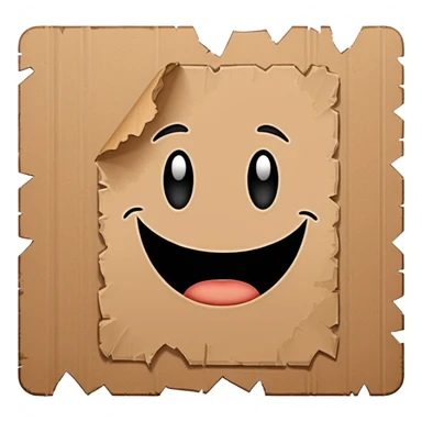 homeless cardboard sign icon sticker