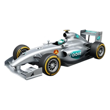 Formula 1 Mercedes  sticker