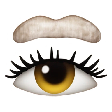 Long eyelashes and big lips sticker