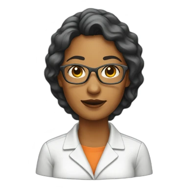 Computer scientist woman sticker
