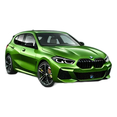 Green 2023 bmw m135i sticker