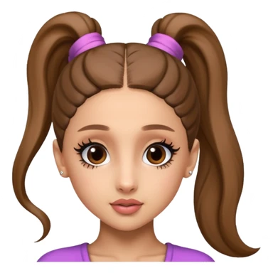 ariana grande ponytail sticker