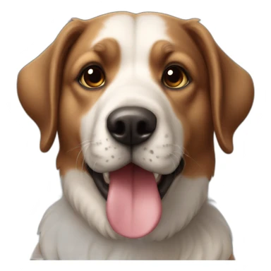 schattige hond sticker