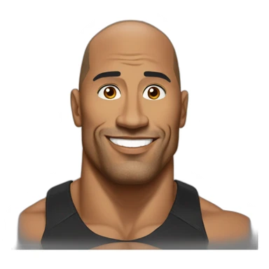 The rock vin sticker