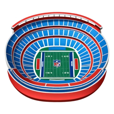 stadium nfl blue (#00A3E0) and red (#F9423A) sticker