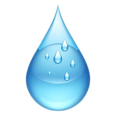 a drop of water sticker