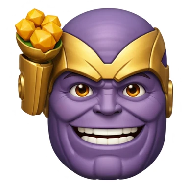 thanos zesty smile sticker