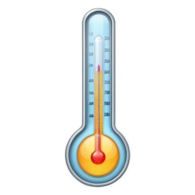 sick thermometer sticker