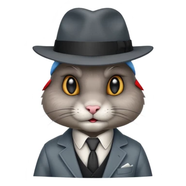 Rabbot gangster  sticker