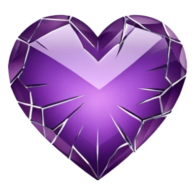 Broken Purple Heart  sticker