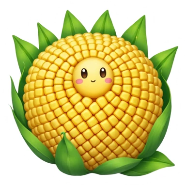 A ball of corn  sticker