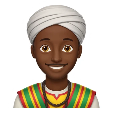 etiopien man sticker