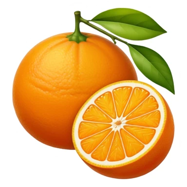 Muscle Orange Fruit sticker