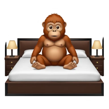 Orangutan hotel sticker