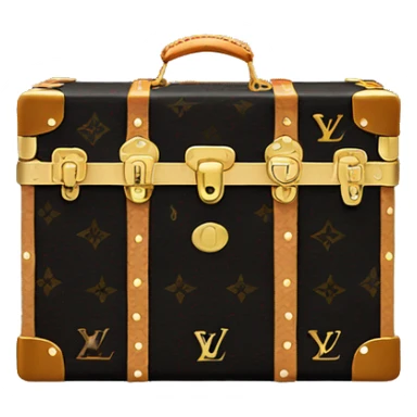 Black Luis Vuitton Trunk sticker