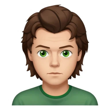 Harry Styles with green eyes sticker