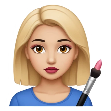 jeune adulte avec du maquillage sticker