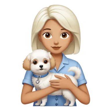 hairstylist with dog sticker