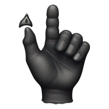 "like thumb" , vintage gothic magical style sticker