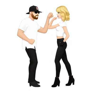 taylor swift performing eras tour with her boyfriend travis kelce vigilante sexy dance sticker