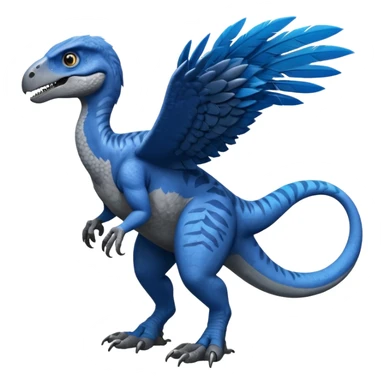 Blue the volasa raptor from Jurassic world sticker