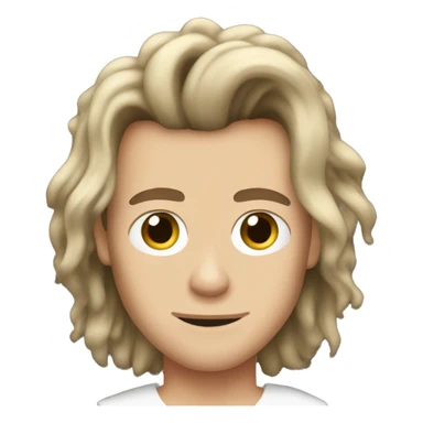 harry styles long hair sticker