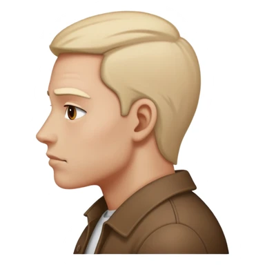 A person saying blah blah blah with their face turned away giving attitude sticker