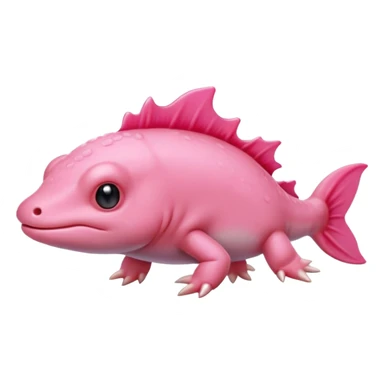 axolotl, exotic animal sticker