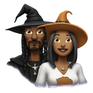 A witch with snoop dogg sticker