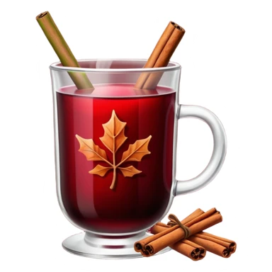 hot mulled wine sticker
