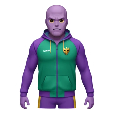 Thanos in squid game sticker