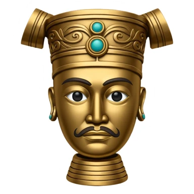sanxingdui bronze man emoji set sticker