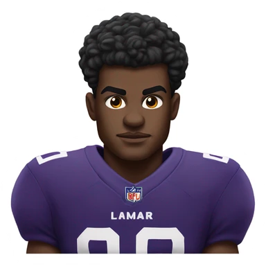 Lamar Jackson riding a lion sticker