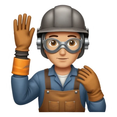 Italian welder sticker