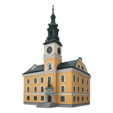 Ostrava town hall sticker