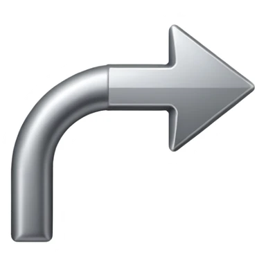 A simple downward pointing arrow sticker