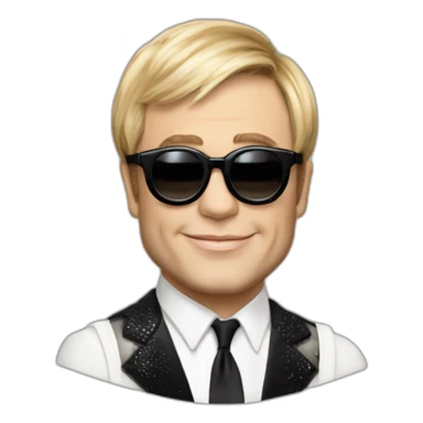 elton john vend de l’herbe à lady gaga sticker