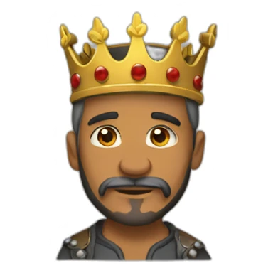 Aragón king sticker