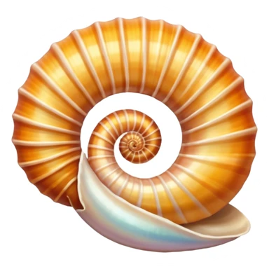 Scientific artistic pic of a 🐚  sticker