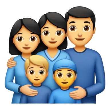 Insert text Good morning Family sticker