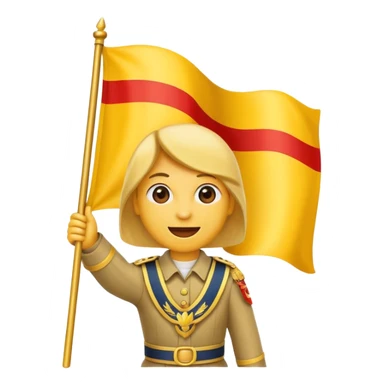 Conquering land emoji sticker