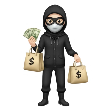 Thief full body sticker