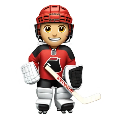 Hockey goalie sticker