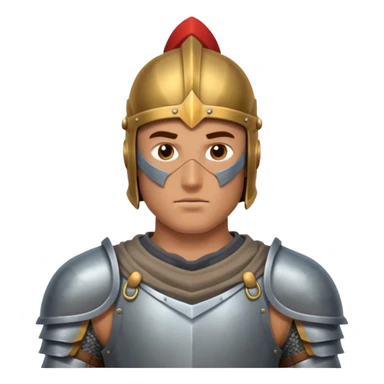 Male Knight Warrior sticker