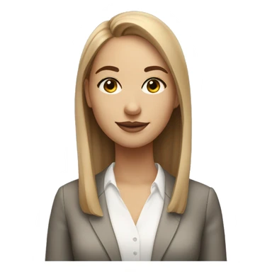 White Independent smart woman with light brown straight hair with rich style who swims and is a tutor with amazing grades that is obsessed with aritzia sticker