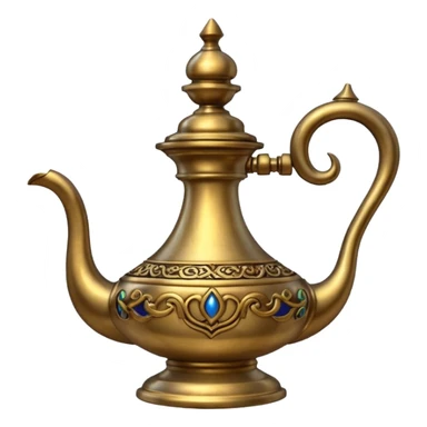 aladdin's lamp sticker