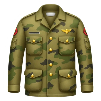 Khaki camo uniform sticker