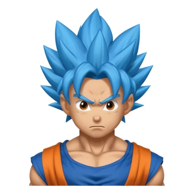 Goku in Super Saiyan Blue  sticker