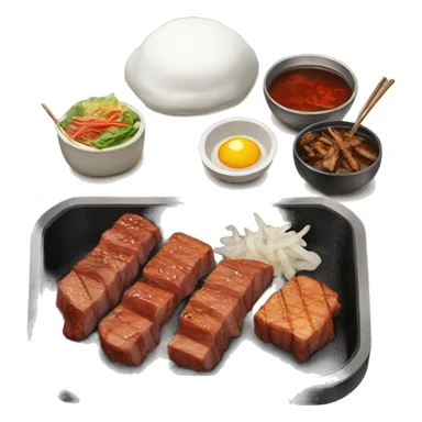 Korean bbq sticker