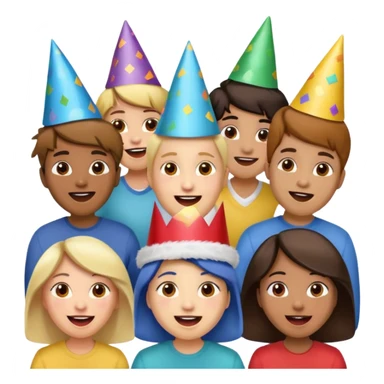 🤩+🥳+😊+🤬+🤗 sticker